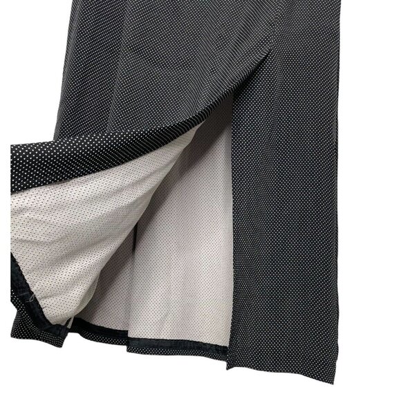Vintage Womens JH Collectibles Skirt Size 14 Polka Dots Side Slit Runs Small - Picture 4 of 7